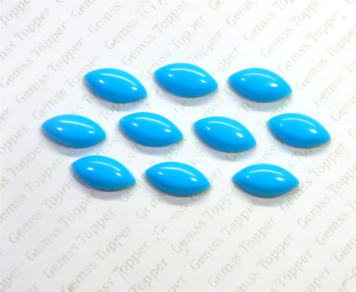 Sleeping Beauty Turquoise 7x14 mm Marquise Cabochon